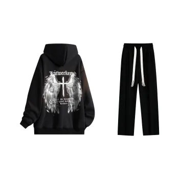 LA'T.WEEKEND Sweatshirt Set Unisex