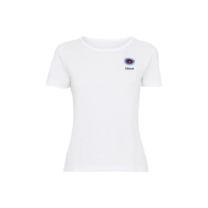 Chloé T Shirts Women's White-0