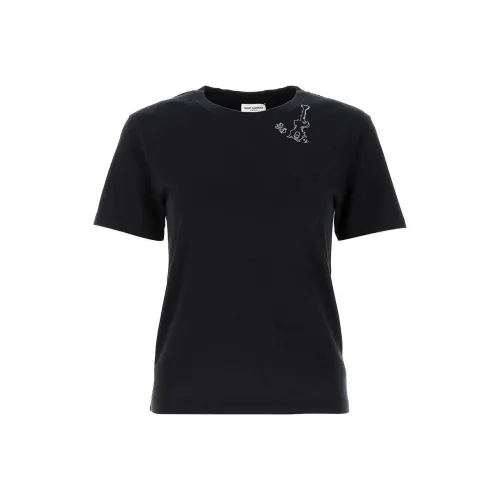 SAINT LAURENT T-Shirts Women's Black