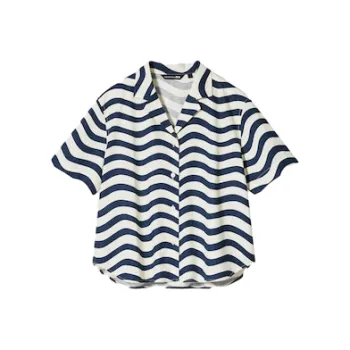 Marimekko X UNIQLO Marimekko Co-brand Shirts Women's Navy