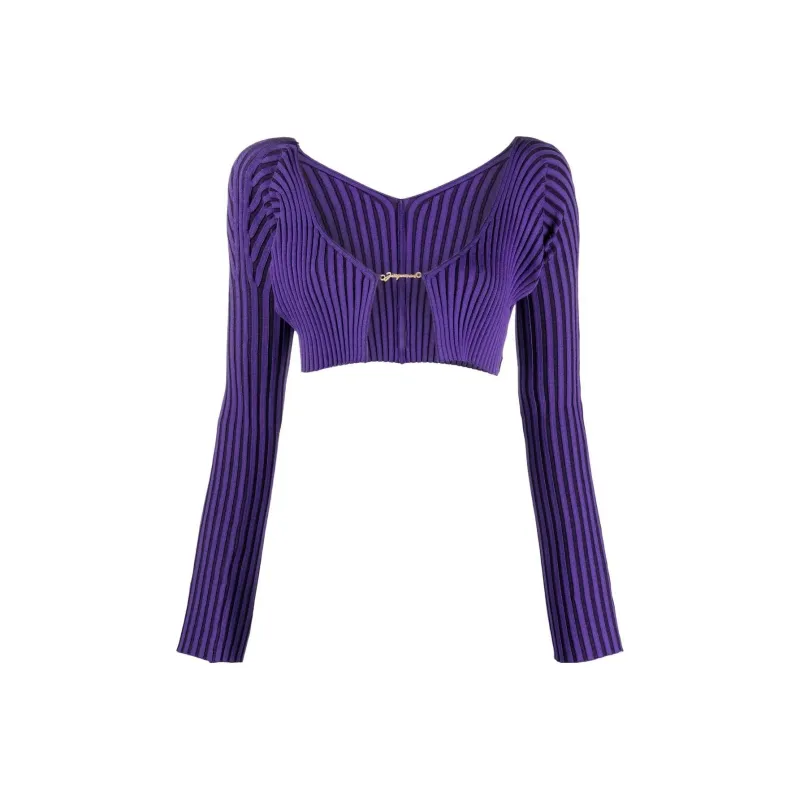 Jacquemus La Maille Pralu Cropped Cardigan-0