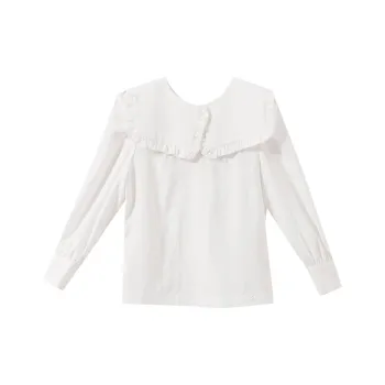 YUMOMO STAR Shirts Women's Iridescent White