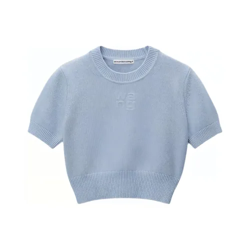 Alexander Wang SS24 T Shirt Women's Oxford Blue