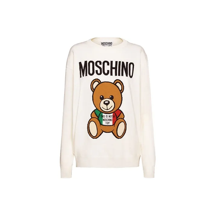 MOSCHINO Teddy Bear Long-sleeve Jumper-0