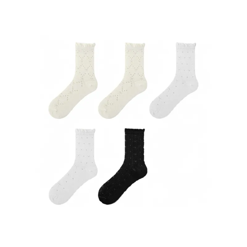 H YXIANG Mid Calf Socks Women's Combo Set-20