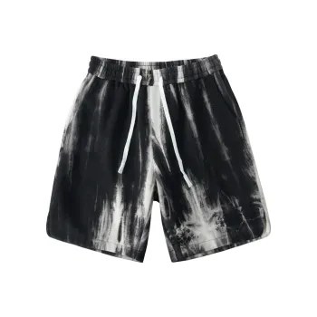 Pin Li Casual Shorts Men's Black