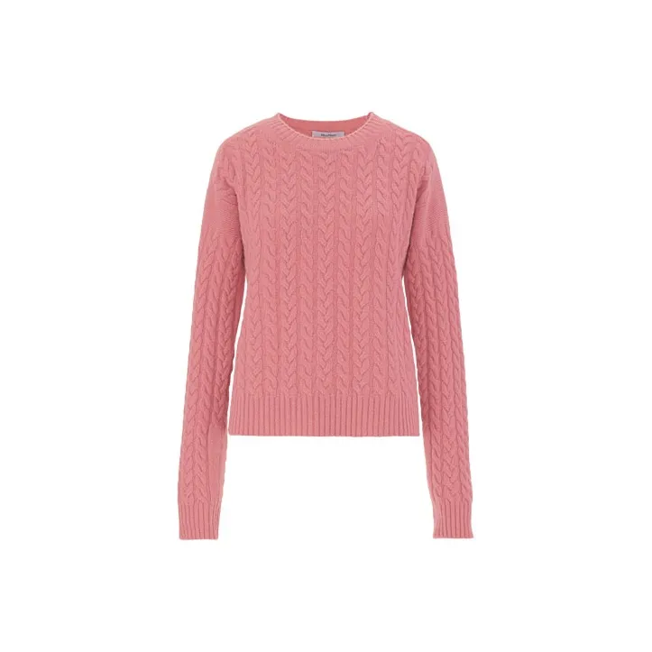 MaxMara Slim Fit Knitwear Women's Pink-0