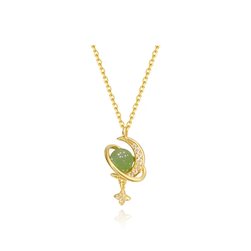 Love Jewelry Chalcedony Necklaces Unisex-0