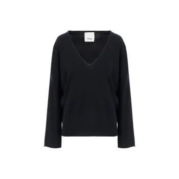 ALLUDE V neck Sweater