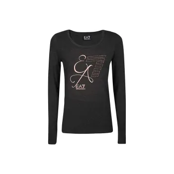 EMPORIO ARMANI SS23 Regular T Shirt Women's Black