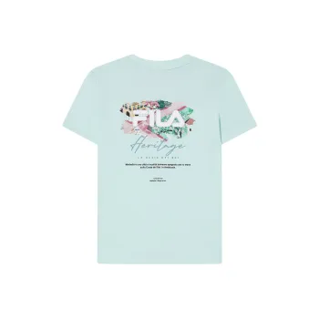 FILA T Shirt Women's Sky Lake Green