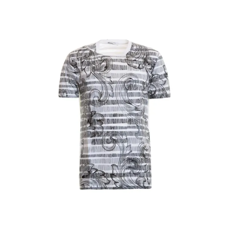 VERSACE T Shirts Women's Light Gray-0