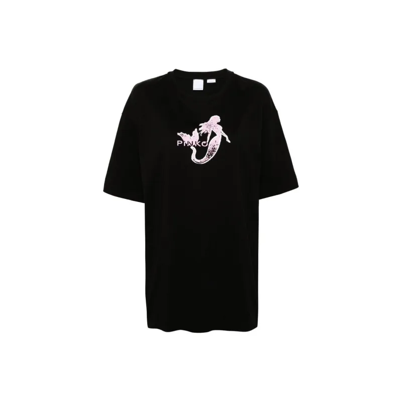 PINKO SS24 T Shirt Women's Black-0