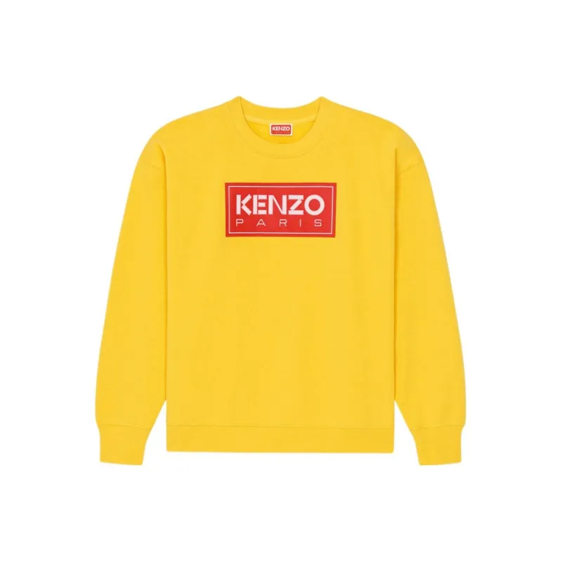 KENZO Logo Patch Drop Shoulder Sweatshirt-0