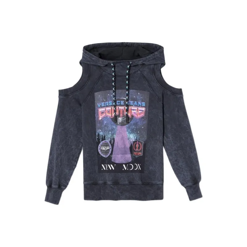 VERSACE JEANS COUTURE Cut out Sleeve Hoodie-0