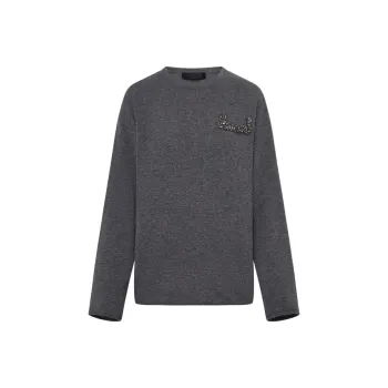 MOCO Sweater Women's Medium Heather Gray
