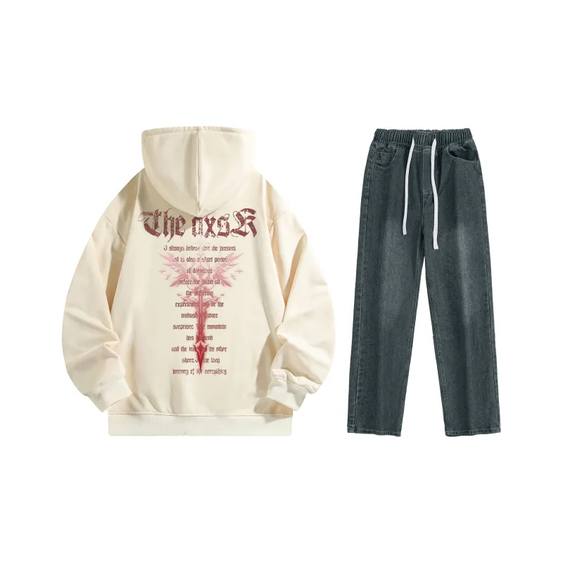 A.X.S.K Sweatshirt Sets Unisex-222