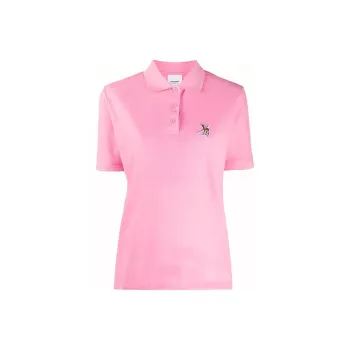 Burberry Polo Shirt Women's Pink