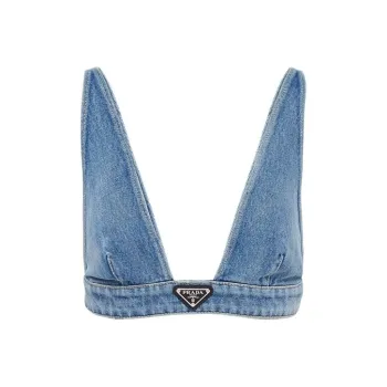 PRADA Organic Denim Top Navy
