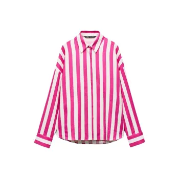 ZARA Shirt Women's Overripe Plum Color
