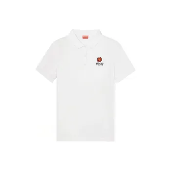 KENZO Logo Embroidered Short Sleeved Polo Shirt