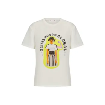 DIOR T-Shirts Women's Ecru