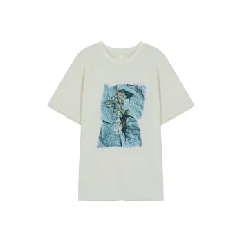 THE SEA LIFE Drop Shoulder Sleeve T Shirt Women's
