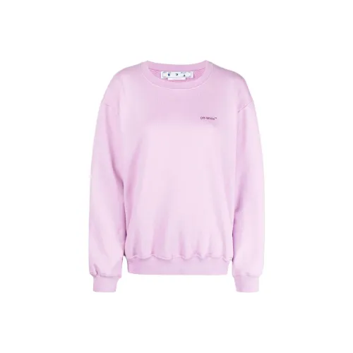OFF WHITE FW22 Sweatshirts Women's Light Purple