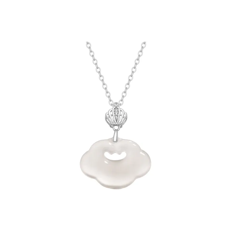 Love Jewelry Chalcedony Necklaces Unisex-0