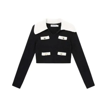 Self portrait Cropped Sweater