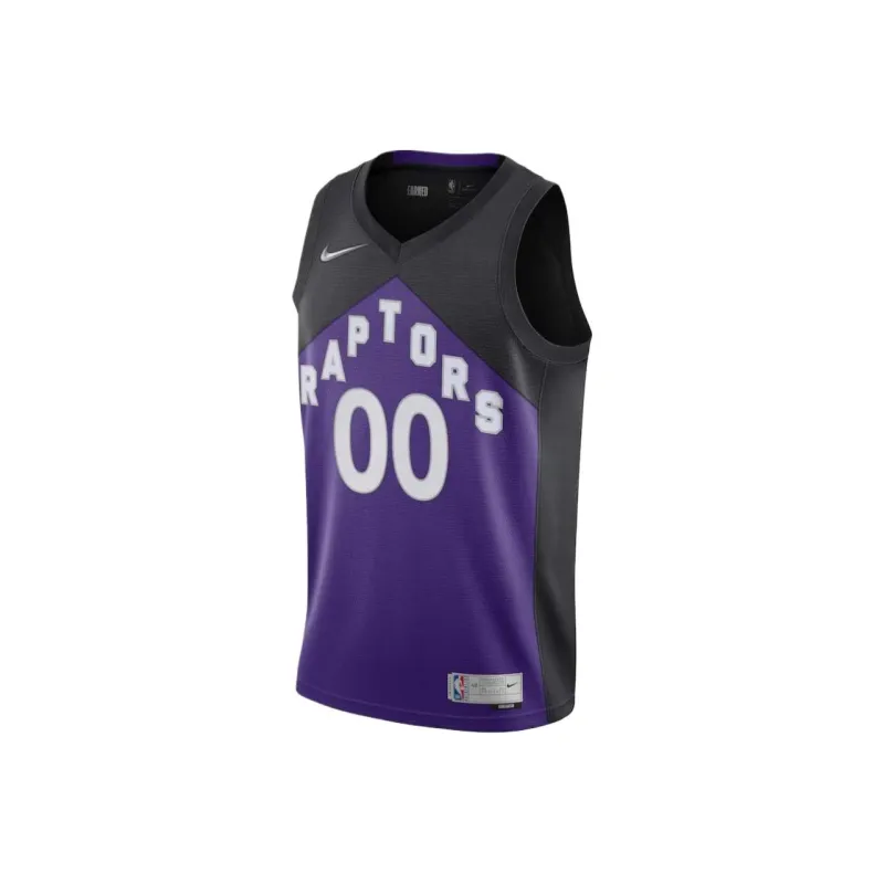 NBA Toronto Raptors Nike Earned Edition Swingman Basketball Jerseys Men's Purple Black-0