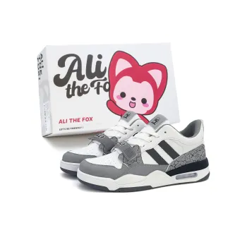 ALI THE FOX Skateboard Shoes Men Low Top Black/Gray