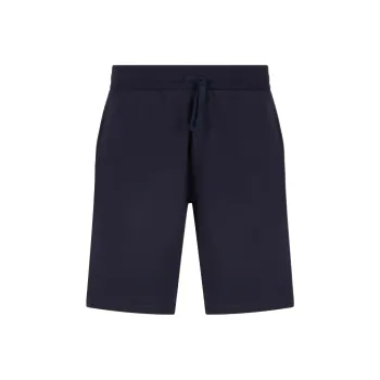 EMPORIO ARMANI Basic Terry Jersey Loungewear Bermuda Shorts