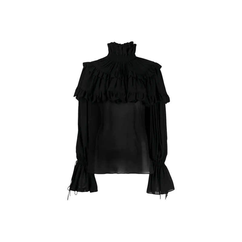 SAINT LAURENT Shirt Women's Black-0