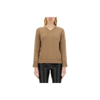 'S MAX MARA V Neck Long Sleeved Jumper