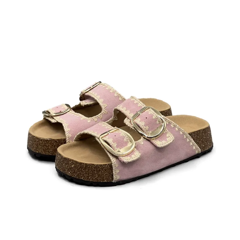 DOLIN COLLECTION Slide Slippers Platform Outerwear Women's-5