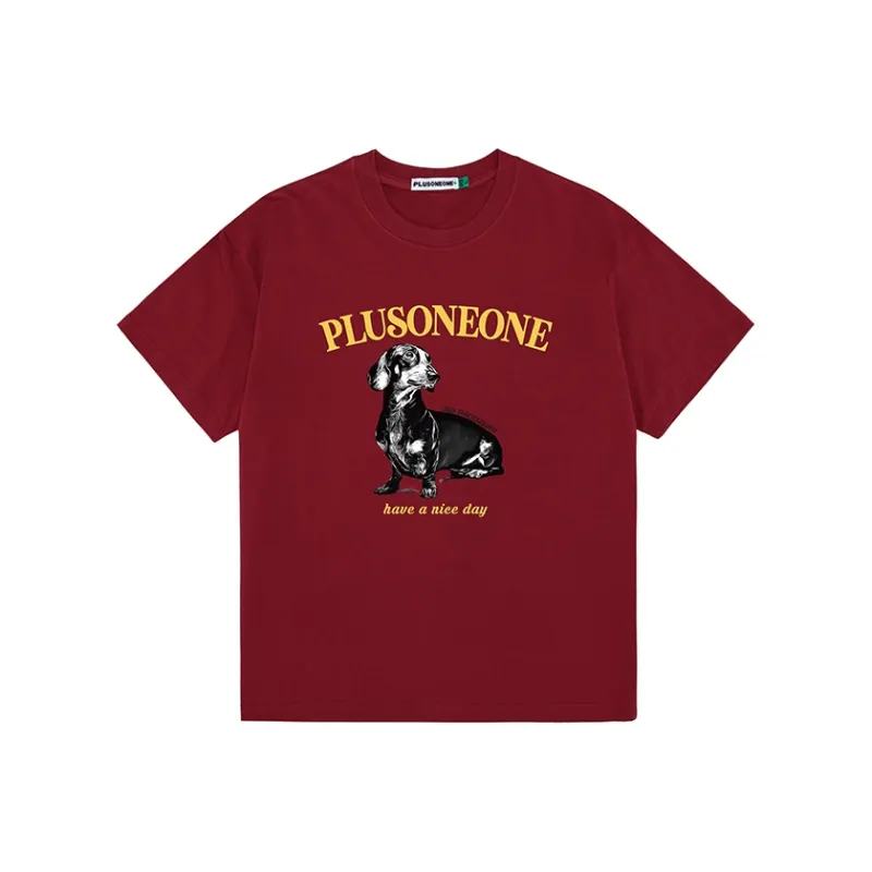 PLUSONEONE+ Regular Short Sleeved T Shirts Unisex-18