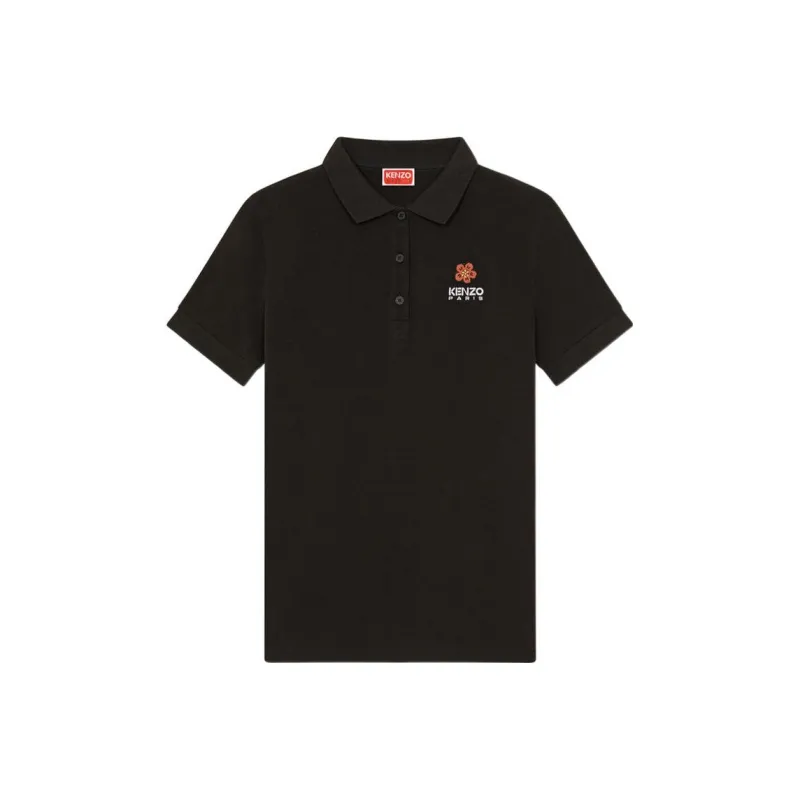 KENZO Logo Embroidery Polo Shirt-0