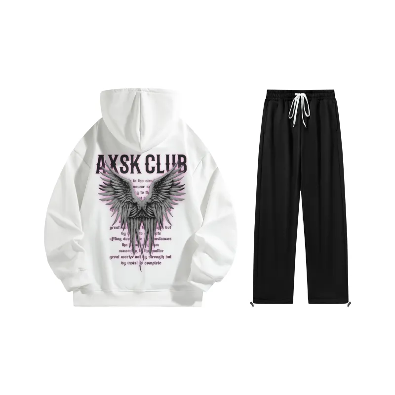 A.X.S.K Sweatshirt Sets Unisex-3