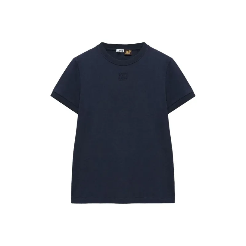 LOEWE Paula's Ibiza Regular T Shirt Women's Marine Blue-0