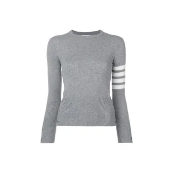 THOM BROWNE· FW22 Cashmere Sweater Women's Gray