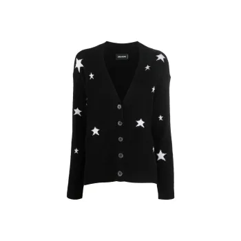Zadig & Voltaire Stars Buttoned Cardigan