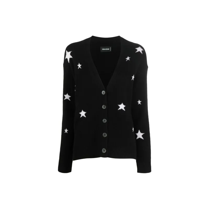 Zadig & Voltaire Stars Buttoned Cardigan-0