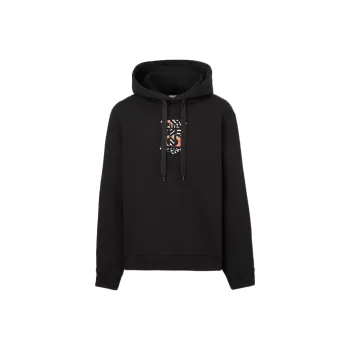 Burberry Tb Monogram Hoodie Black