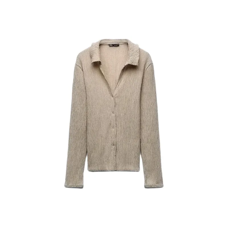 ZARA T-Shirts Women's Beige-0