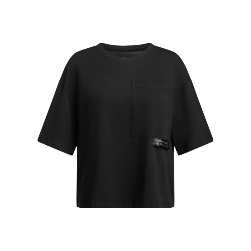 ARMANI EXCHANGE SS24 T Shirt Women's Black-0