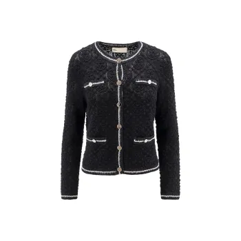 TORY BURCH Buttoned Embroidered Jacket