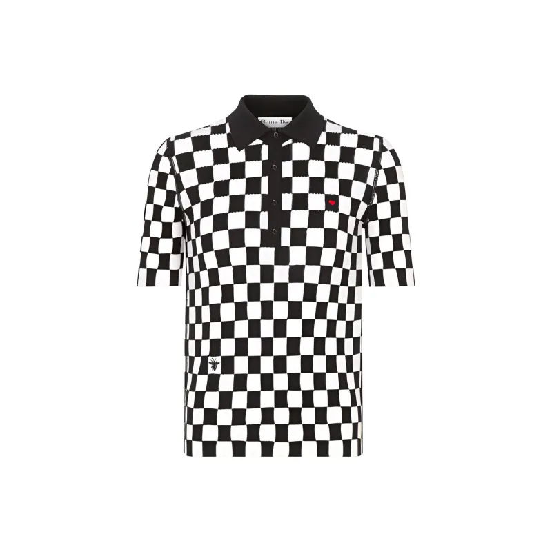 DIOR Quarterly New Products Polo Shirts Women's Black-0