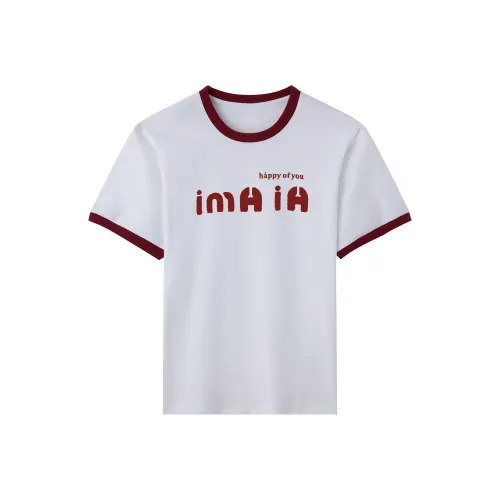TEME T Shirt Women's White & Red