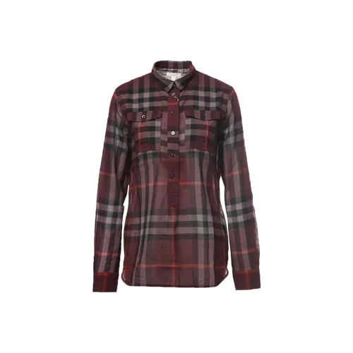 Burberry Shirts Women's Deep Red